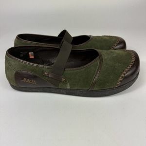 Earth Kalso Allure Birch Brown Slip On Mary Jane Shoes Womens Leather Size 8
